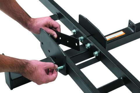 BikeMaster Motorcycle Carriers 151520 Rack, Carrier, 1 Capacity, 500 lbs. Capacity, Steel, Black Powdercoated, 2 in. Receiver Size, Each thumbnail 9