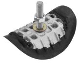 BikeMaster Motorcycle Rim Locks 152381 Lock, Aluminum, Rubber, 1.85 in. Rim, Each thumbnail 1