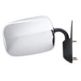 Brothers Trucks GMT400 Below Eyeline Mirrors 04-384 Side Mirror, OE Replacement, Right, Passenger Side, Manual, Chrome, Chevrolet, GMC, Each thumbnail 4