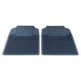 Brothers Trucks Floor Mats 05-100BL Mats, Classic Truck, Front Seat, PVC Rubber, Blue, Chevy, GMC, Pair thumbnail 6