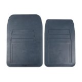 Brothers Trucks Floor Mats 05-200BL Mats, Classic Truck, Front Seat, PVC Rubber, Blue, Chevy, GMC, Pair thumbnail 6