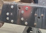 Brothers Trucks Frame Rails LTSC38781-83 Rails, Conversion, Long to Short, Steel, Natural, Chevy, GMC, 81-83, Kit thumbnail 3