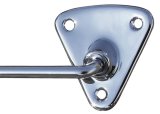 Brothers Trucks Sunvisor Brackets BRKT07C Interior Brackets, Chrome, Bolt-On, Left, Right, Chevy, GMC, Each thumbnail 1
