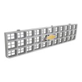 Brothers Trucks Grilles 04-173 Grille, Front Main Grille, Chrome/Gray, Includes Yellow Bowtie, Plastic, Chevy, Each thumbnail 5