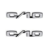 Brothers Trucks Emblems 04-580 Emblem, 1969-1970 C/K C/10 Fender Emblem Pair thumbnail 2