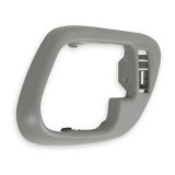 Brothers Trucks GMT400 Inside Door Handle Bezels 05-143 Interior Bezel, Charcoal, Plastic, Right, Passenger Side, Front, With Power Lock Hole, Each thumbnail 3