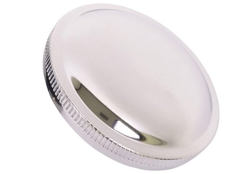 Brothers Trucks Gas Caps GCP47CH Fuel Tank Caps, Caps, Steel, Chrome, Chevrolet, GMC, Each thumbnail 2
