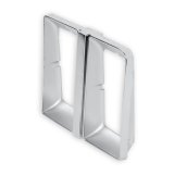 Brothers Trucks Headlight Bezels 04-329 Door, Driver Side, Models with Quad Headlights, Plastic, Argent/Chrome, Chevy, GMC, Each thumbnail 4