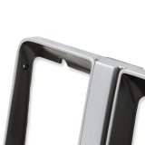 Brothers Trucks Headlight Bezels 04-473 Door, Passenger Side, Models with Quad Headlights, Plastic, Dark Gray/Silver, Chevy, GMC, Each thumbnail 3