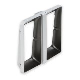 Brothers Trucks Headlight Bezels 04-473 Door, Passenger Side, Models with Quad Headlights, Plastic, Dark Gray/Silver, Chevy, GMC, Each thumbnail 5