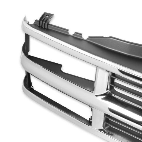 Brothers Trucks Grilles 04-488 Grille, Chevy, Stock Style, Chrome, Dual Headlights, Each