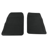 Brothers Trucks Floor Mats 05-200 Mats, PVC Rubber, Chevy GMC, Front, Black, Pair thumbnail 1