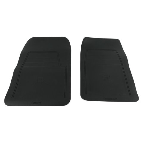 Brothers Trucks Floor Mats 05-200 Mats, PVC Rubber, Chevy GMC, Front, Black, Pair