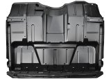 Brothers Trucks Floor Pan Replacement Panels CFP87SB Panels, Panels, Full, Front, Steel, Black, Small Hump Design, Chevrolet, GMC, Each thumbnail 1