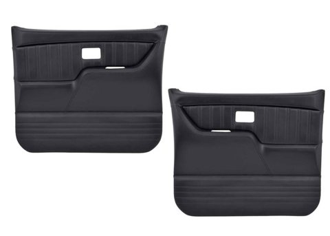 Brothers Trucks Custom Sport Door Panels QDP0080WHITE Panels, Sport, Full Coverage, Vinyl, Black with White Stitching, Front, Chevrolet, GMC, Pair thumbnail 5