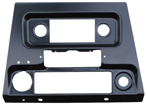 Brothers Trucks Dash Face Repair Panels DFRP072 Radio Bezels, Panels, Steel, Black, Chevrolet, GMC, Each