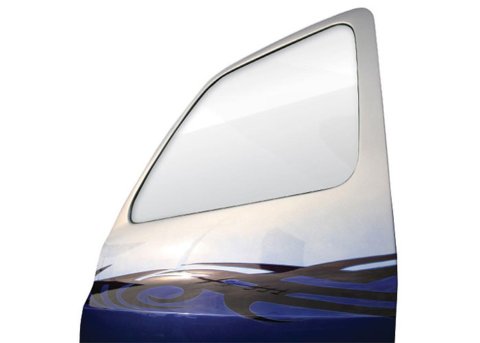 Brothers Trucks One-Piece Door Windows OPWK800CLEAR Window, One Piece Conversion, Glass, Clear, Chevy, GMC, Kit thumbnail 3