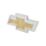 Brothers Trucks Emblems 06-153 Emblems, Silver/Gold, Bowtie, Grille Position, Bolt-on, Chevrolet, GMC, Each thumbnail 3