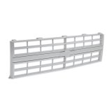 Brothers Trucks Grilles 04-178 Grille, Front Main Grille, Silver, Mounting Provision for Bowtie, Fits Models With Single Headlights. No Grille Molding. Plastic, Chevy, Each thumbnail 4