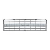 Brothers Trucks Grilles 04-178 Grille, Front Main Grille, Silver, Mounting Provision for Bowtie, Fits Models With Single Headlights. No Grille Molding. Plastic, Chevy, Each thumbnail 5