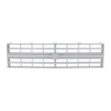 Brothers Trucks Grilles 04-178 Grille, Front Main Grille, Silver, Mounting Provision for Bowtie, Fits Models With Single Headlights. No Grille Molding. Plastic, Chevy, Each thumbnail 7