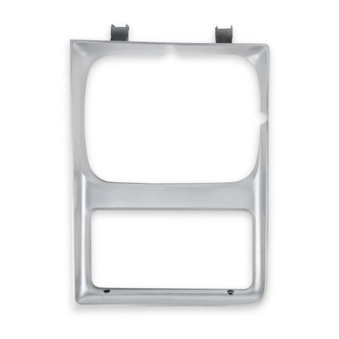 Brothers Trucks Headlight Bezels 04-187 Door, Driver Side, Models with Single Headlights, Plastic, Silver, Chevy, GMC, Each thumbnail 4