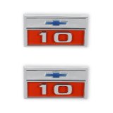 Brothers Trucks Emblems 04-571 Emblem, 1966 C/K 10 Fender Emblem Pair thumbnail 2