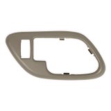 Brothers Trucks GMT400 Inside Door Handle Bezels 05-136 Interior Bezel, Beige, Plastic, Left, Driver Side, Front, With Power Lock Hole, Each thumbnail 4