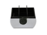 Brothers Trucks Air Vent Outlets 05-157 Dash Outlet, Square, Plastic, Black and Chrome, Driver Side, Chevy, GMC, Each thumbnail 1