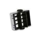 Brothers Trucks Air Vent Outlets 05-157 Dash Outlet, Square, Plastic, Black and Chrome, Driver Side, Chevy, GMC, Each thumbnail 2