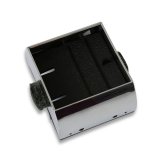 Brothers Trucks Air Vent Outlets 05-157 Dash Outlet, Square, Plastic, Black and Chrome, Driver Side, Chevy, GMC, Each thumbnail 4