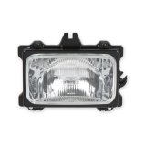 Brothers Trucks GMT400 Dual Headlight Lamps 07-114 Assemblies, Right Inner, Clear Lens, Chevy, GMC, Each thumbnail 1