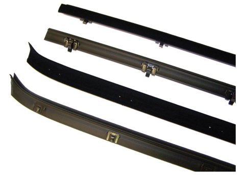 Brothers Trucks Weatherstrip Seals, Individual Position REP80RD Window Regulator/Rear Door Window Felt Position, Chevrolet, GMC, Set of 4