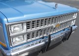 Brothers Trucks Grilles GRO82CC and Grille Inserts, Complete Grille Type, Stock Style, Main Grille Position, Plastic, Chrome, Gray Insert, Chevrolet, GMC, Each thumbnail 1