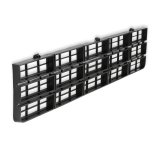 Brothers Trucks Grilles 04-309 and Grille Inserts, Complete Grille Type, Stock Style, Plastic, Gray, Dark Argent Insert, Chevrolet, GMC, Each thumbnail 1