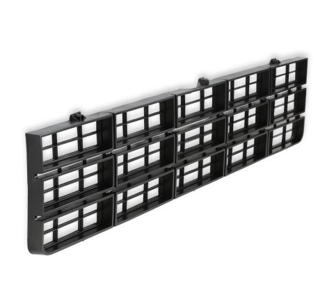 Brothers Trucks Grilles 04-309 and Grille Inserts, Complete Grille Type, Stock Style, Plastic, Gray, Dark Argent Insert, Chevrolet, GMC, Each