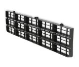 Brothers Trucks Grilles 04-309 and Grille Inserts, Complete Grille Type, Stock Style, Plastic, Gray, Dark Argent Insert, Chevrolet, GMC, Each thumbnail 2