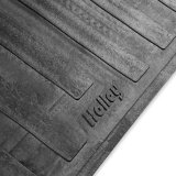 Brothers Trucks Heavy-Duty Bed Mats for 1967-1972 F-100, F-250, F-350 - 06-6772FBM Mats, Classic Mats, Rubber, Black, Holley Logo, 78.00 in. Length, Fleetside/Styleside, Ford, Each thumbnail 1