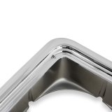 Brothers Trucks Headlight Bezels 04-253 Light Bezel, Headlight, OE Style, Right, Plastic, Chrome with Argent Trim, Chevy, GMC, Each thumbnail 1