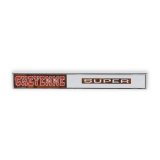 Brothers Trucks Emblems 05-198 Emblem, 1971 C/K Cheyenne Super Glove Box Emblem thumbnail 3
