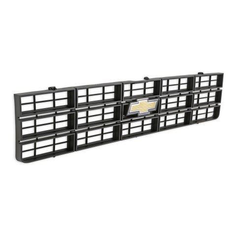 Brothers Trucks Grilles 04-170 Grille, Front Main Grille, Black, Includes Yellow Bowtie, Plastic, Chevy, Each thumbnail 4