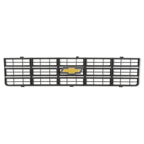 Brothers Trucks Grilles 04-170 Grille, Front Main Grille, Black, Includes Yellow Bowtie, Plastic, Chevy, Each thumbnail 6