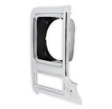 Brothers Trucks Headlight Bezels 04-323 Door, Passenger Side, Models with Round Headlights, Plastic, Chrome with Dark Gray Insert, Chevy, GMC, Each thumbnail 6