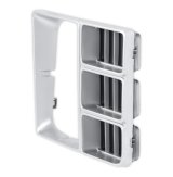 Brothers Trucks Headlight Bezels 04-328 Door, Passenger Side, Models with Single Headlights, Plastic, Argent/Black, Chevy, GMC, Each thumbnail 3