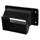 Brothers Trucks Interior Air Vent Components 05-160 Component, Adapter, Center Right, Plastic, Black, Chevy, GMC, Each thumbnail 1