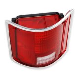 Brothers Trucks Tail Lamps 07-109 Tailight Asemblies, OEM Replacement, Left, Plastic, Red, Chevy, GMC, Each thumbnail 1