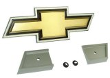 Brothers Trucks Emblems GEB8800 Emblems, Diecast, Chrome/Yellow, Bowtie, Grille Position, Chevrolet, Each thumbnail 1