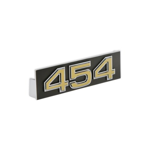 Brothers Trucks Emblems 06-159 Emblems, Black/Gold, 454 Logo, Grille Position, Bolt-on, Chevrolet, GMC, Each