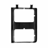 Brothers Trucks Headlight Bezels 04-186 Bezel, Right Side Outer, Plastic, Silver, for Dual Headlight, Chevy, GMC, Each thumbnail 1