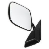 Brothers Trucks GMT400 Below Eyeline Mirrors 04-381 Side Mirror, OE Replacement, Left, Driver Side, Manual, Black, Chevrolet, GMC, Each thumbnail 2
